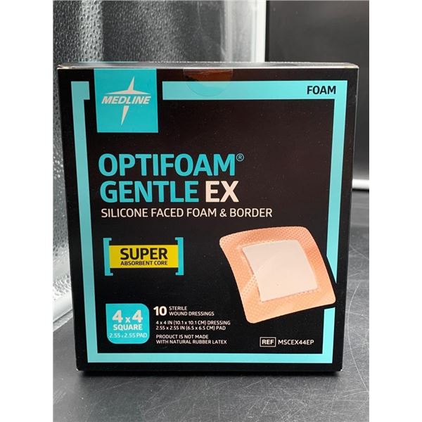 Medline Optifoam Gentle EX Silicone Faced Foam & Border Dressings MSCEK44EP