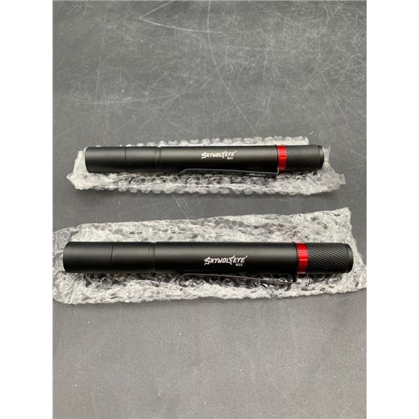 Skywolfeye B22 Tactical Flashlight Set, Black, LED