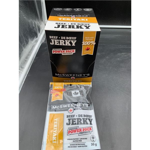 McSweeney’s Teriyaki Beef Jerky Protein Power Pack 12 x 30g