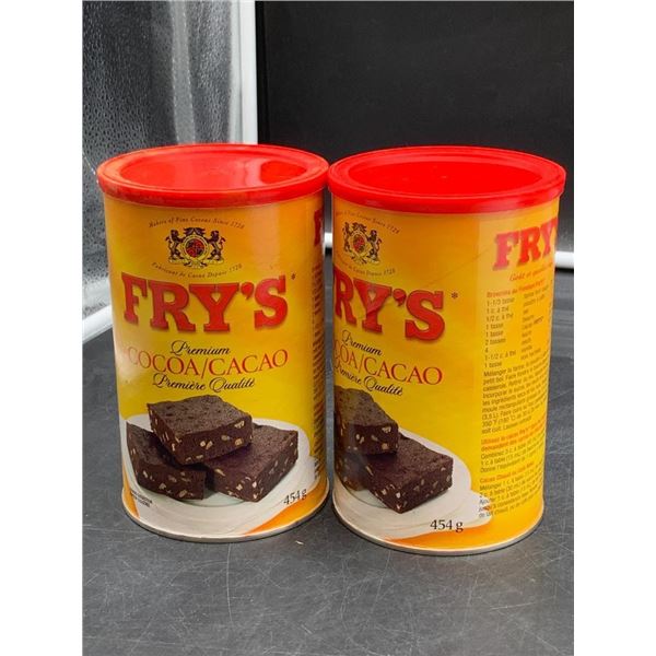 Fry’s Premium Cocoa/Cacao 454g Canisters (Set of 2)