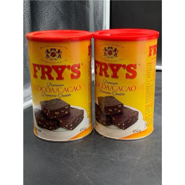 Fry’s Premium Cocoa/Cacao 454g Canisters (Set of 2)