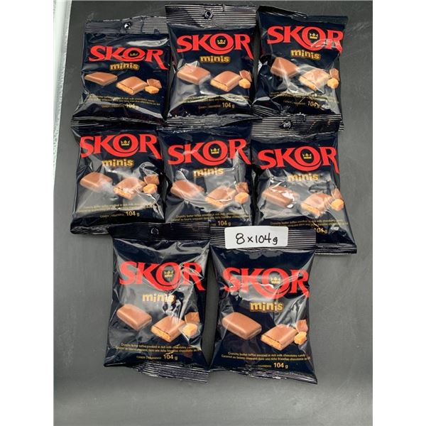 Skor Minis Toffee Chocolate Candy Bags – 8 x 104g