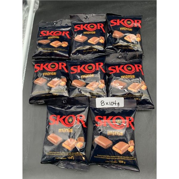 Skor Minis Toffee Chocolate Candy Bags – 8 x 104g