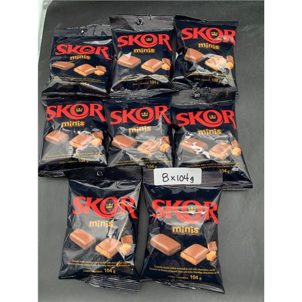 Skor Minis Toffee Chocolate Candy Bags – 8 x 104g