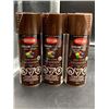 Image 1 : Krylon Colormaxx Gloss Leather Brown Paint and Primer Spray 340g Lot of 3