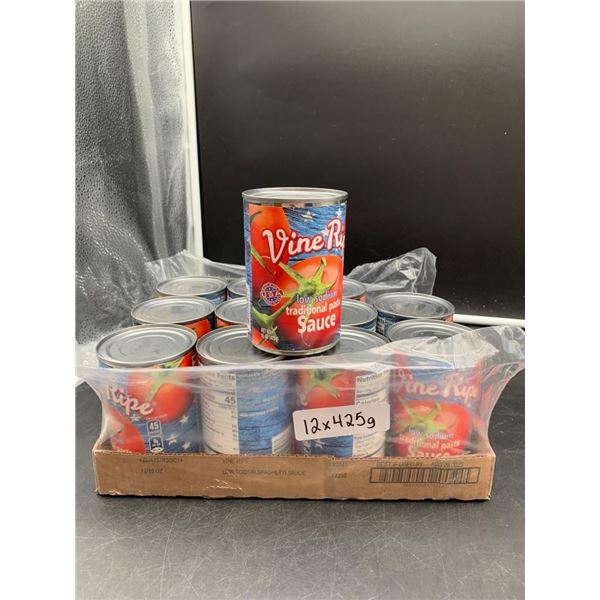 Vine Ripe Traditional Pasta Sauce 12 Cans, 425g Each