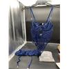 Image 1 : Women’s 5-Piece Blue Lace Lingerie Set Featuring Bodysuit and Accessories