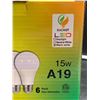 Image 2 : Suchlor LED A19 15W Non-Dimmable Bulbs – 6 Pack