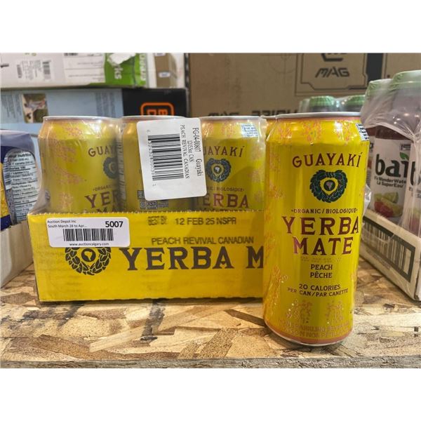 Guayaki Yerba Mate Peach Revival 12 x 458ml