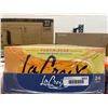 Image 1 : LaCroix Naturally Peach-Pear Essenced Sparkling Water, 24 x 355ml