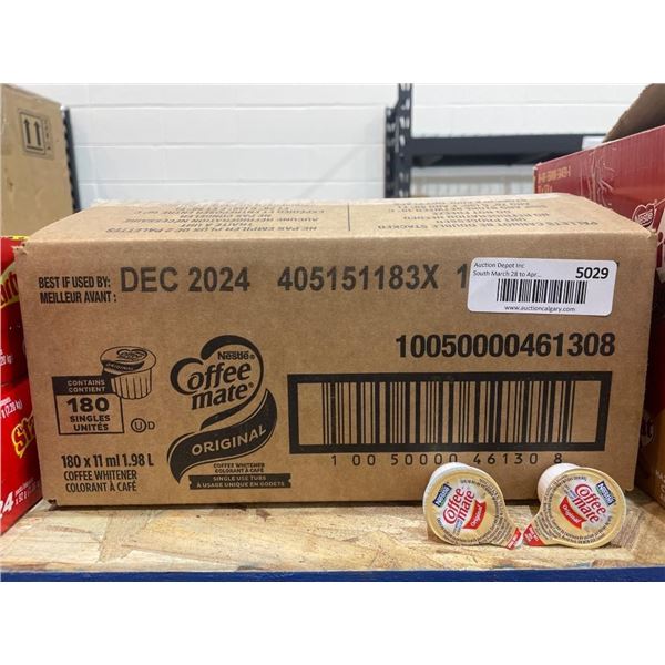 Nestle Coffee-Mate Creamer Singles, 180 x 11 mL, Case