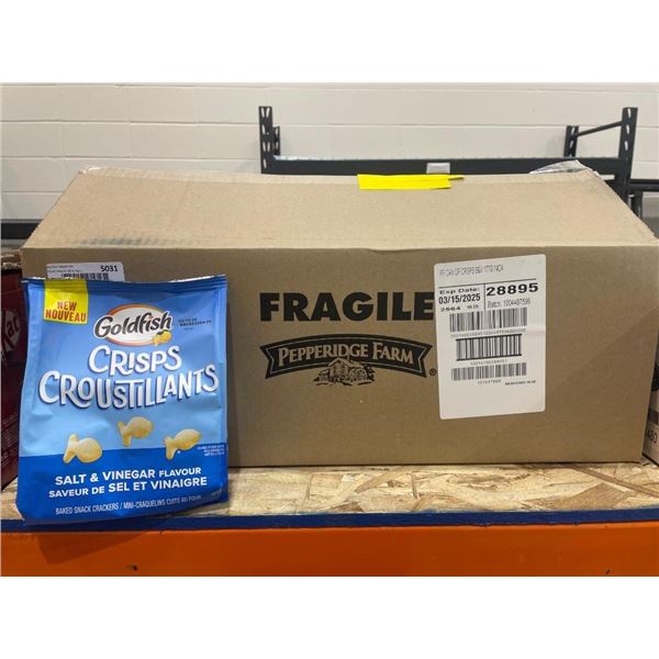 Goldfish Crisps Salt & Vinegar Flavour, 14 x 177G