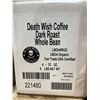 Image 2 : Death Wish Coffee Dark Roast Whole Bean, USDA Organic, 8 lbs Net Weight