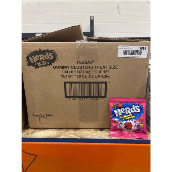 Nerds Gummy Clusters Treat Size 300 Pouches, 150 oz (9.3 lb)