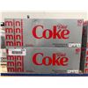 Image 1 : Diet Coke Mini Can Set, 10 x 7.5 fl oz (2 Packs, Total 20 Cans)