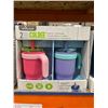 Image 1 : Reduce Coldee Spill-Proof 2-Piece Tumbler Set with Straws