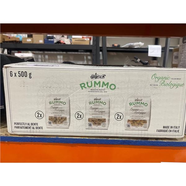 Rummo Organic Pasta 6 x 500g Al Dente Made in Italy