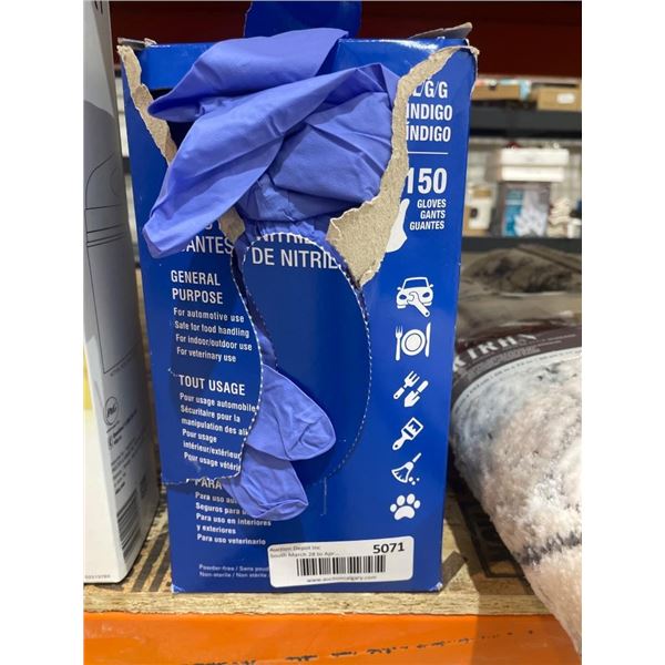 EG & G Indigo Nitrile Gloves – 150 Count General Purpose Gloves