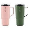 Image 1 : Reduce Tumblers, 2-Piece Set, 40 oz, Pink and Green