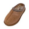 Image 1 : Tan Shearling Slip-On Shoes – Size 7 (Men) 8 (Ladies) – Item 7771737