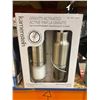 Image 2 : Kamenstein Gravity-Activated Salt and Pepper Grinder Set