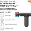 Image 1 : Hot and Cold Portable Percussion Massage Gun with Attachments