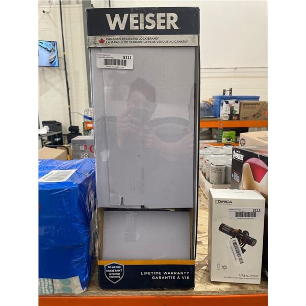 Weiser Door Lock Lever Handle with Lifetime Mechanical and Finish Guarantee