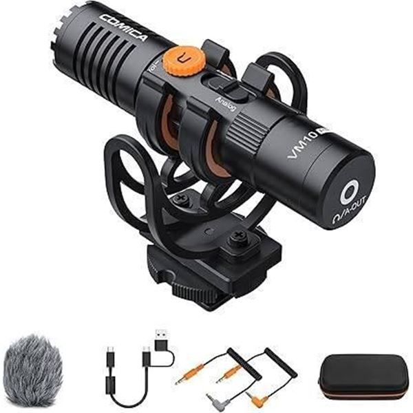 Comica VM10 Pro Mini Super Cardioid Digital Shotgun Microphone