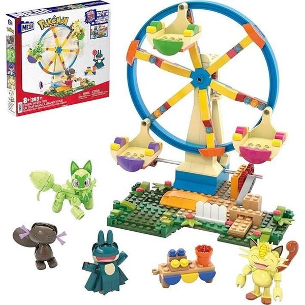 Mega Pokemon Ferris Wheel Fun 393-Piece Building Set