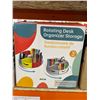Image 2 : Rotating Desk Organizer Storage for Office Supplies