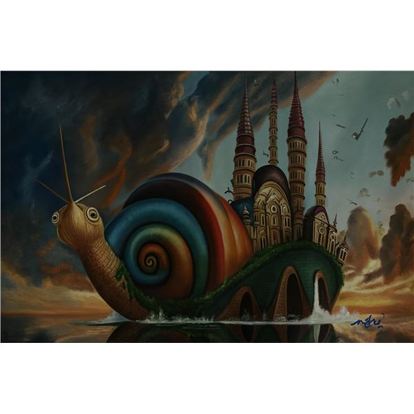 Snail Nightsail by Mani ORIGINAL