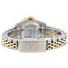 Image 5 : Rolex Ladies Quickset Two Tone Black Diamond Lugs Datejust Wristwatch 26MM
