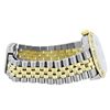 Image 5 : Rolex Mens 36MM 2Tone Yellow Gold And Steel 18K Gold Pyramid Diamond Bezel Datej