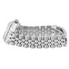 Image 7 : Rolex Ladies Stainless Steel Quickset Sapphire Silver Diamond Datejust Hidden Cl