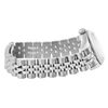 Image 8 : Rolex Ladies Stainless Steel Quickset Sapphire Silver Diamond Datejust Hidden Cl