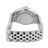 Image 9 : Rolex Ladies Stainless Steel Quickset Sapphire Silver Diamond Datejust Hidden Cl