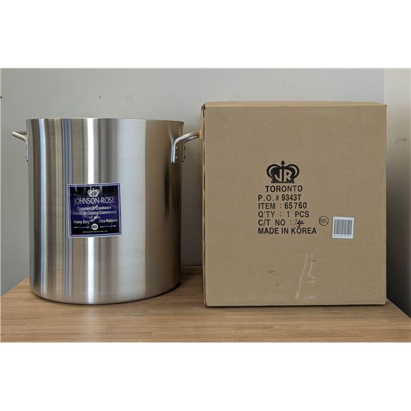 60qt Heavy Duty Aluminum Stock Pot, Johnson-Rose 65760|L4-FLOOR