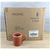 Image 1 : Canyon Ridge 10.75oz Orange Porcelain Mugs, Arcoroc FJ633 - Lot of 36|R2-2