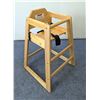 Image 4 : Natural Color Wooden High Chair, Omcan 80610|R3-2,3