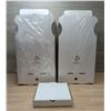 Image 2 : Plain White 8" Pizza Box - Lot of 200 (2 Cases)|LBD