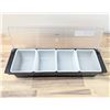 Image 4 : 4-Compartment 20" Condiment Holders, Omcan 80590 - Lot of 2|L6CR1