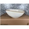 Image 3 : 70oz, 10.5" White Terrastone Bowls - Lot of 6|FJ551/R7-2