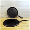 Image 1 : 10" Round Cast Iron Skillets - Lot of 2|JR 4297/L4-1