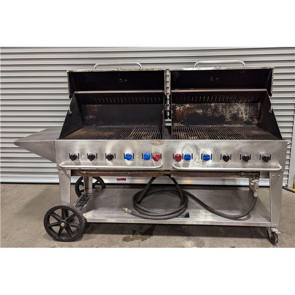 Crown Verity MCB-72 Natural Gas Portable Outdoor BBQ Grill|10875/R7
