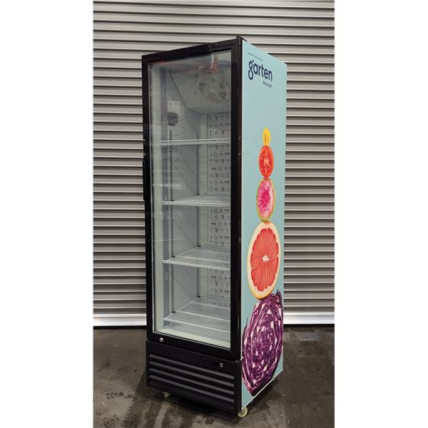 24" Glass Door Upright Cooler|7010