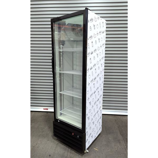 24" Glass Door Upright Cooler|9049