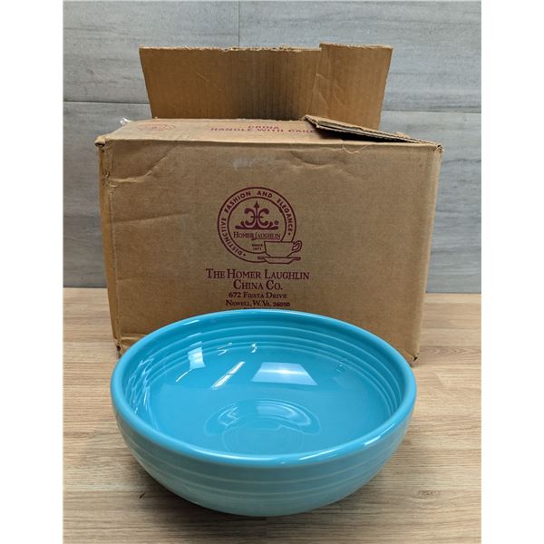 Fiesta 38oz Medium Bistro Turquoise Bowls - Lot of 6 (1 Case)|L4-2