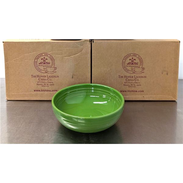 Fiesta 38oz Medium Bistro Bowls, Shamrock - Lot of 12 (2 Cases)|L4-2