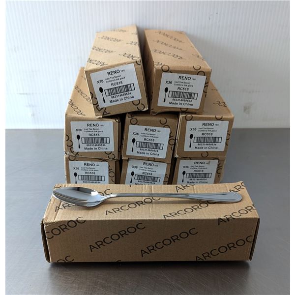 Arcoroc Reno Ice Tea Spoons - Lot of 324 (9 boxes) | CC8/RC518|L4-2/RC518