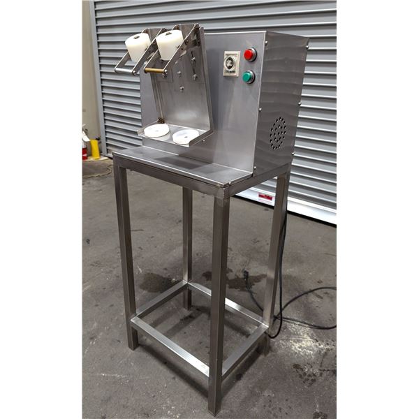 Stainless Double Head Bubble Tea Shaking Machine On Stand|TY4/R4
